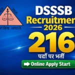 DSSSB Recruitment 2026