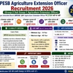 MPESB Agriculture Extension Officer Recruitment 2026